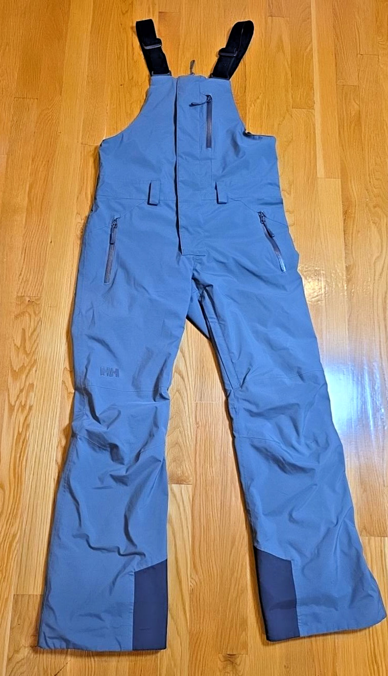 Helly Hansen Legendary Insulated Ski Bib Men S Gray Helly Tech Primaloft 65780